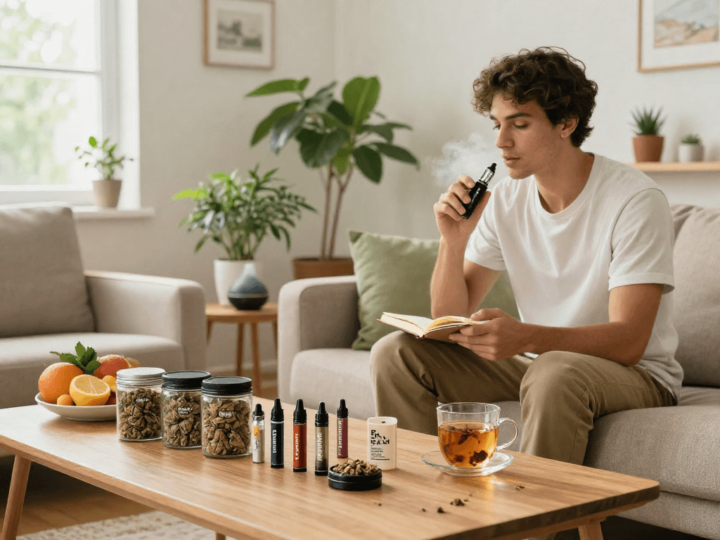Packman vape instructions for a natural wellness experience with THC vape device and organic hemp products.
