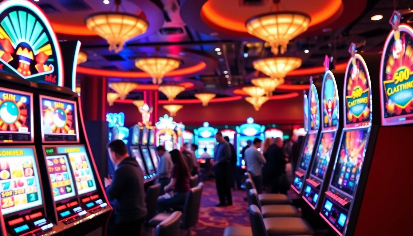 Menyenangkan pengalaman bermain slot di kasino bbni4d yang terang dan penuh warna.