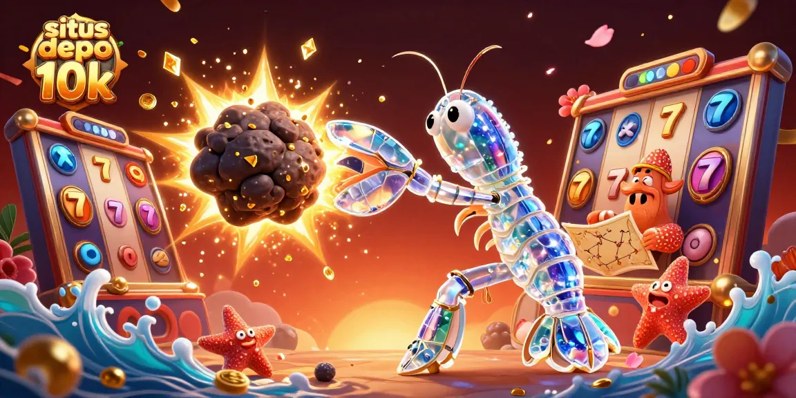 Experience the excitement of situs depo 10k with animated casino elements and vibrant characters!