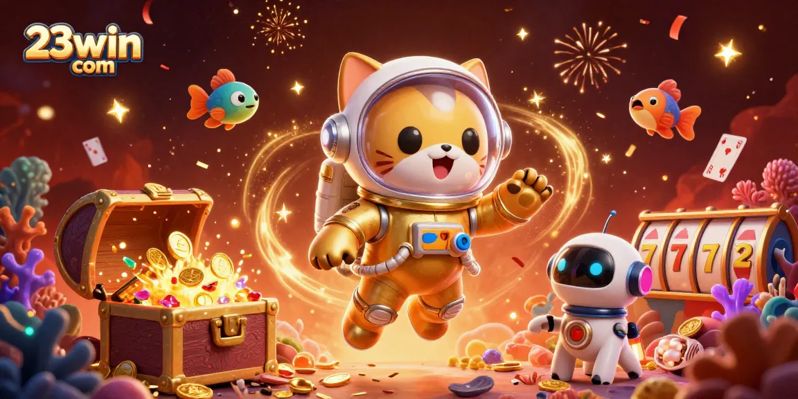 Experience the excitement of 23win com with vibrant casino elements and thrilling game action.