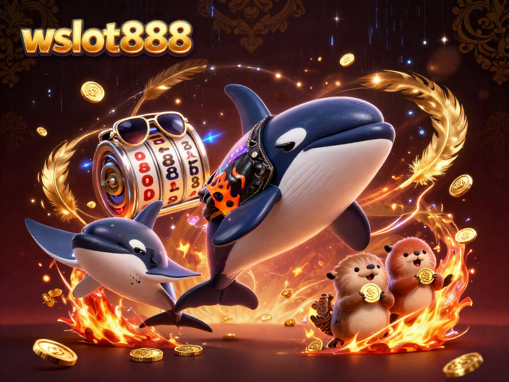 Wslot888 menghadirkan pengalaman bermain slot yang menyenangkan dengan orca, stingray, dan berang-berang