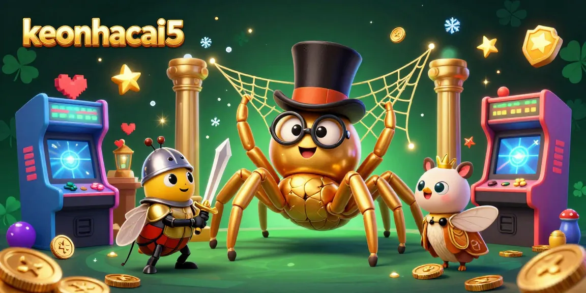 Engage with exciting betting strategies at keonhacai5 featuring a golden tarantula and beetle knight.