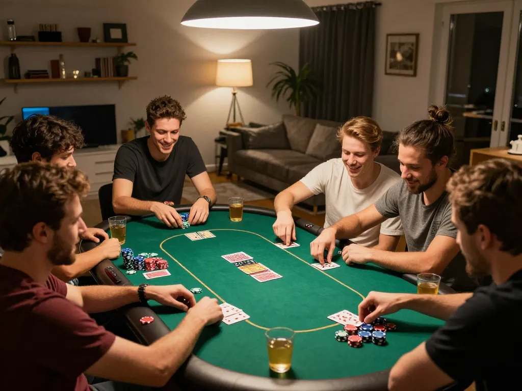Enjoy a vibrant home poker night while đăng ký qq88 for an exciting gaming experience