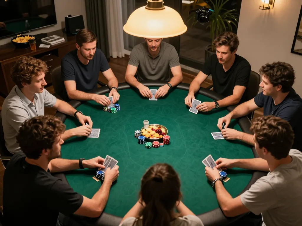 The hidden wiki enhances your understanding of online poker strategy with active players engaged in a home game.