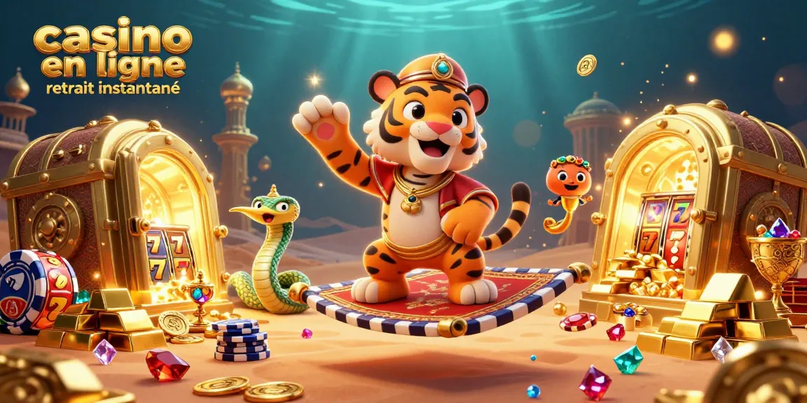 Découvrez des retraits instantanés au casino en ligne retrait instantané avec cette illustration 3D vibrante.
