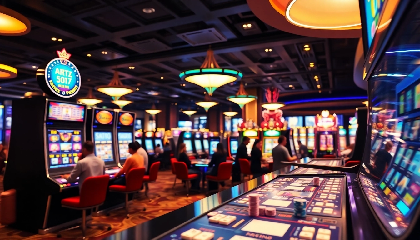 Players enjoying the as38 server online experience at vibrant casino slots and gaming tables.