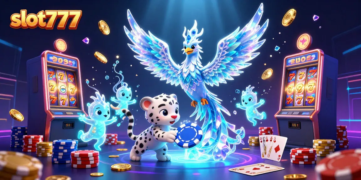 Experience the thrill of slot777 with vibrant characters and dynamic casino elements.