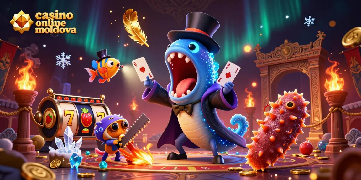 Sloturi captivante pe casino online moldova cu creaturi marine magice și elemente de joc