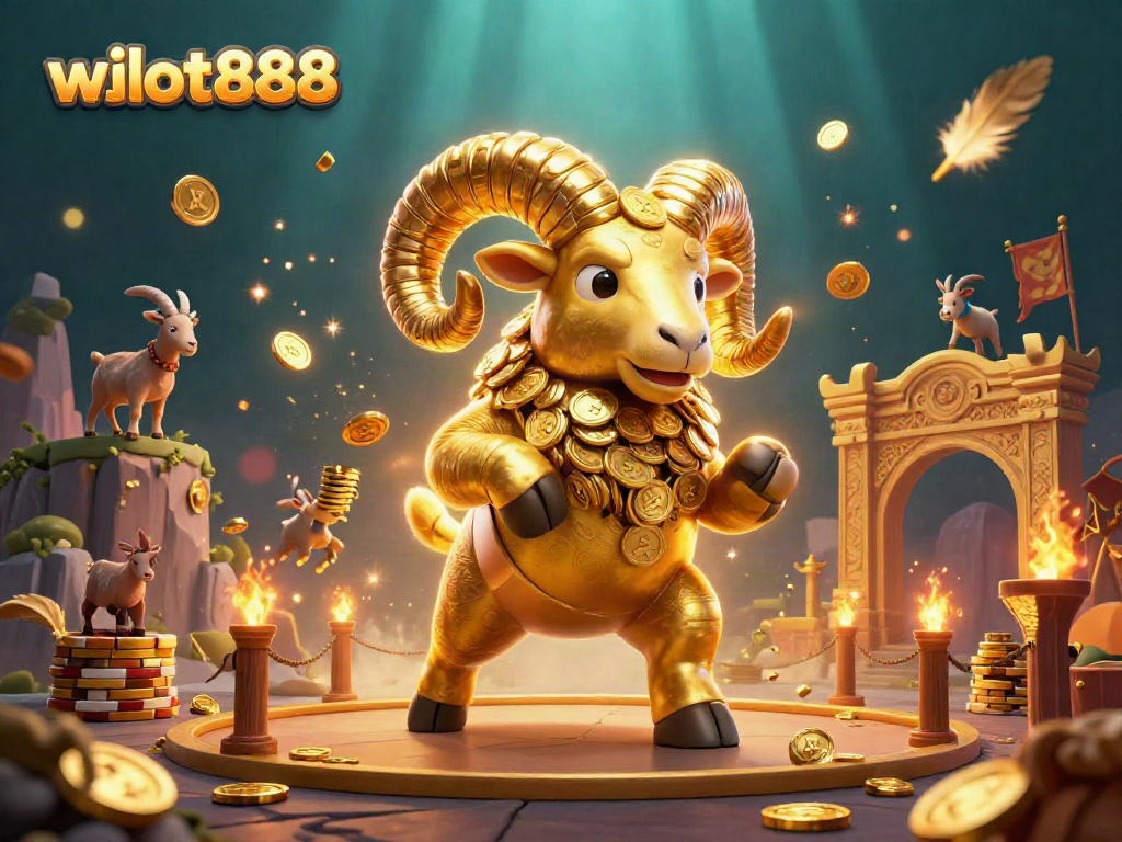 Menghadirkan pengalaman mendebarkan di wslot888 dengan karakter domba emas yang unik di arena permainan slot.