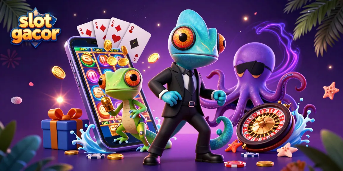 Engage with slot gacor as chameleon hero and friends spin slots and win big!
