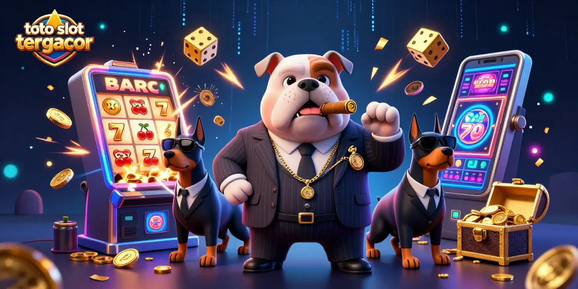 Experience thrilling wins at toto slot tergacor with 3D mafia characters and vibrant casino elements.