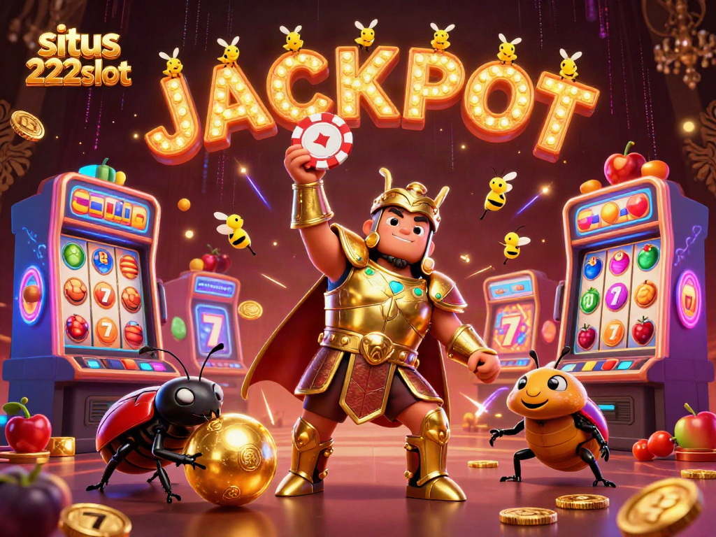 Menangkan jackpot di situs 222slot dengan ilustrasi menarik dan permainan slot online yang beragam.