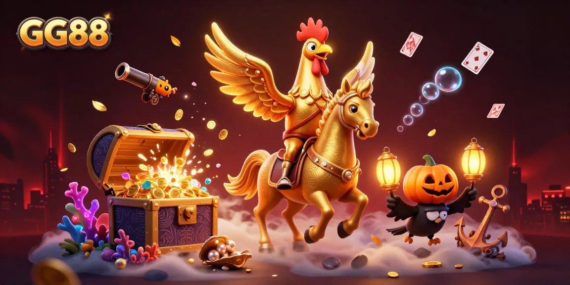 Win big at GG88 casino with a vibrant, enchanted gaming experience featuring 3D heroes.