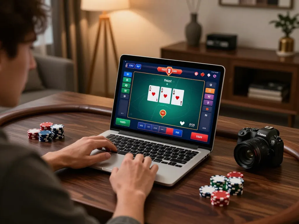 Engaging in high-stakes online poker game with winning strategies for link slot gacor