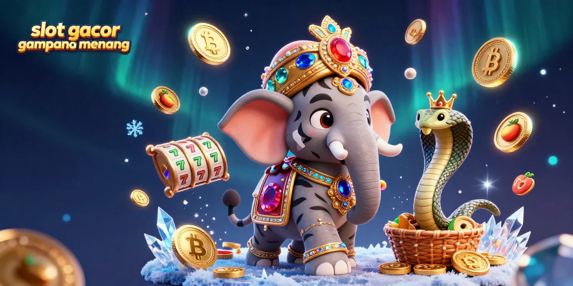 Play and win at slot gacor gampang menang with vibrant casino characters and dynamic game elements.