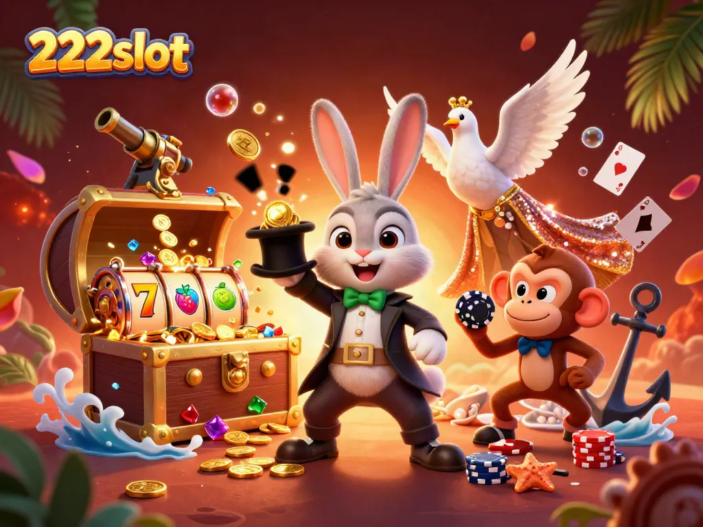 Menangkan jackpot di 222slot dengan ilustrasi berwarna-warni dan karakter menarik di dunia slot.