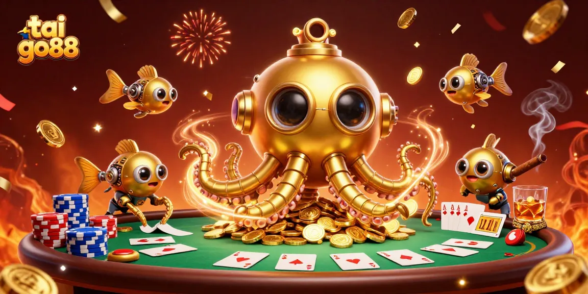 Experience the thrilling tai go88 gameplay within a vibrant, golden treasure-filled scene.