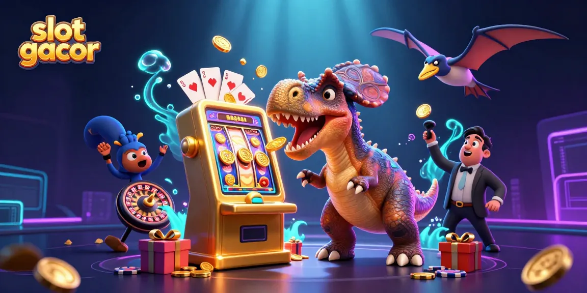 Experience slot gacor excitement with lively characters, jackpots, and vibrant casino elements.