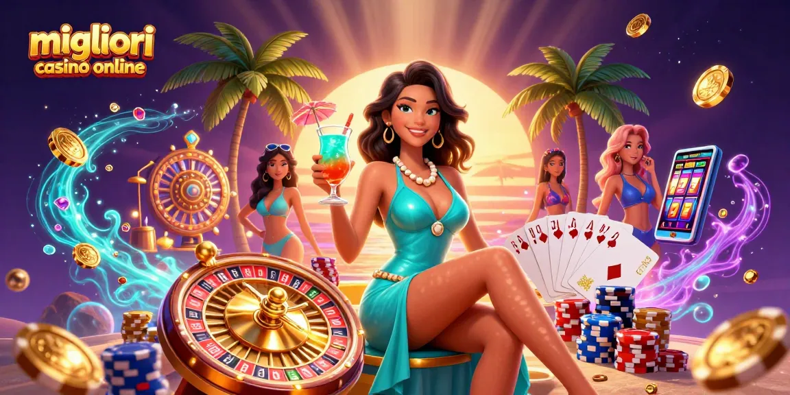 Interagisci con i migliori casinò online che presentano un cocktail glamour immerso in dinamici elementi di gioco.