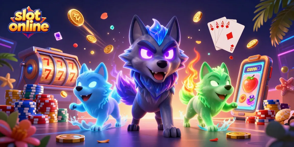 Spin slots online with vibrant character action and dynamic casino elements in a captivating scene.