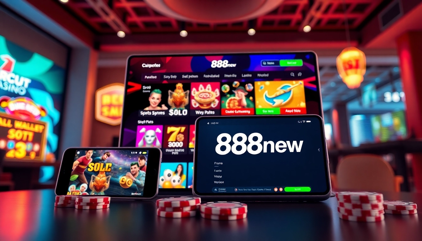 Experience the excitement of 888new's online casino interface with vibrant game options and secure USDT transactions.