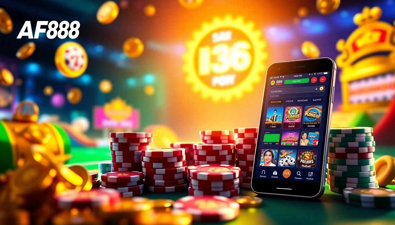 Experience thrilling online betting with AF88, featuring exciting games and user-friendly app interface.