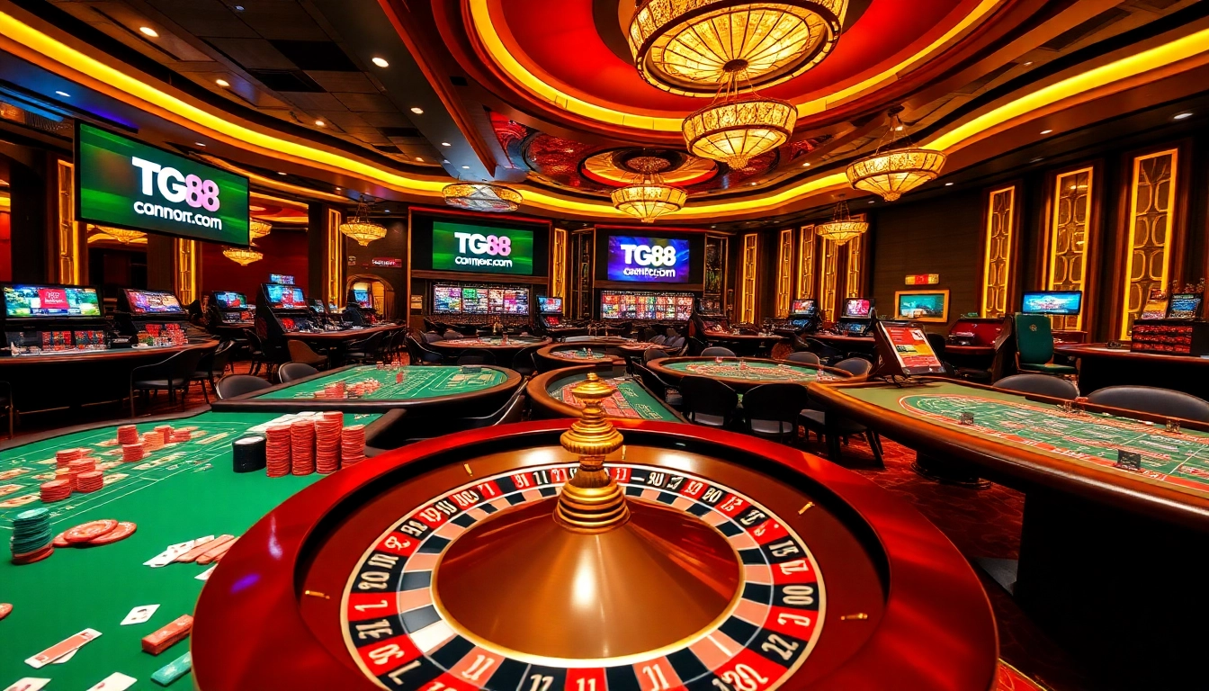 Experience the exhilaration of gambling at tg88 com with dynamic casino tables and games.