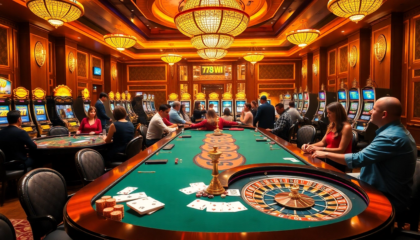 Experience the thrill of 789 win in a vibrant casino with exciting games and players.