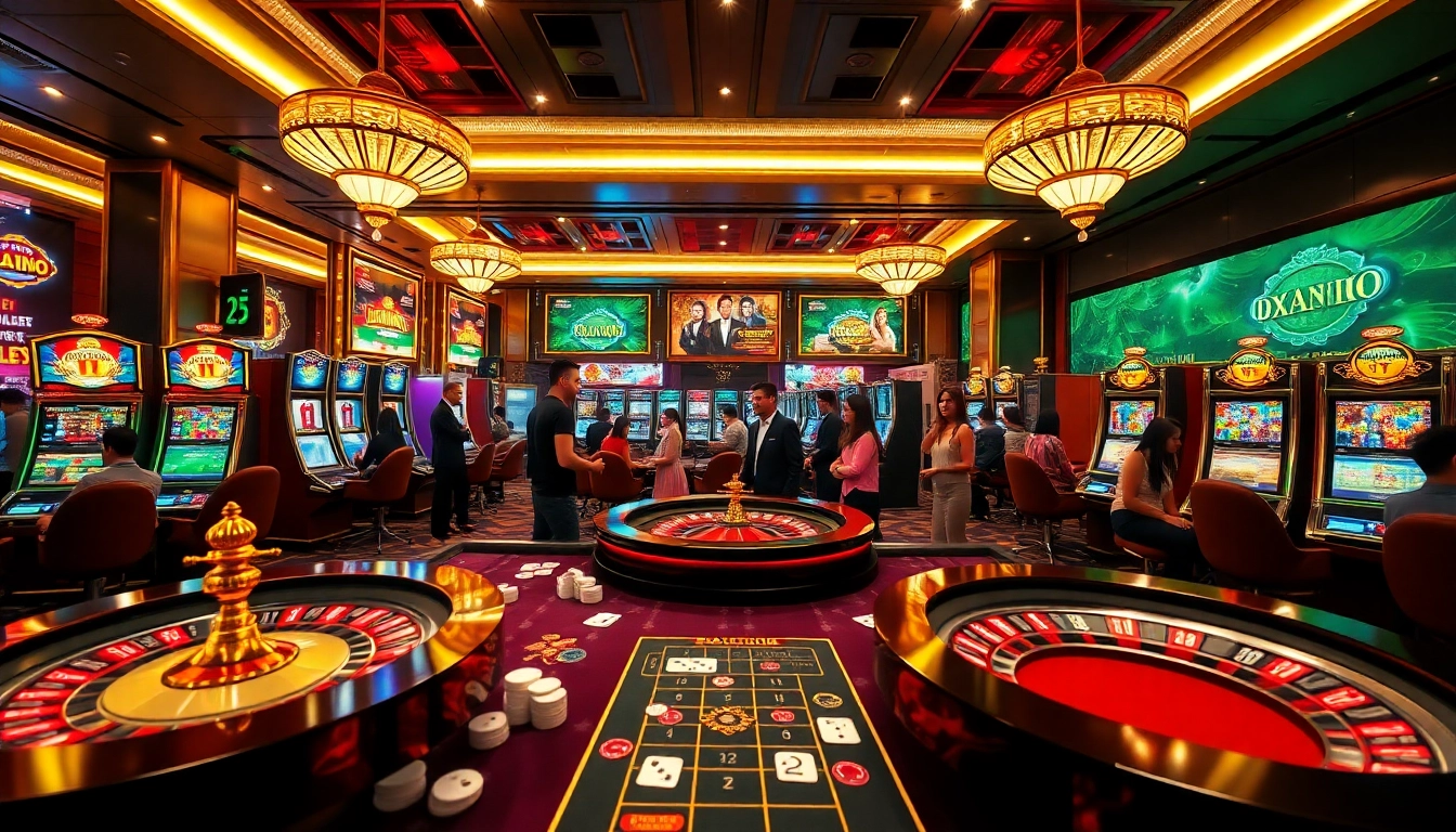 Rasakan kegembiraan login Dewanaga89 dalam suasana kasino mewah dengan roda roulette dan mesin slot.