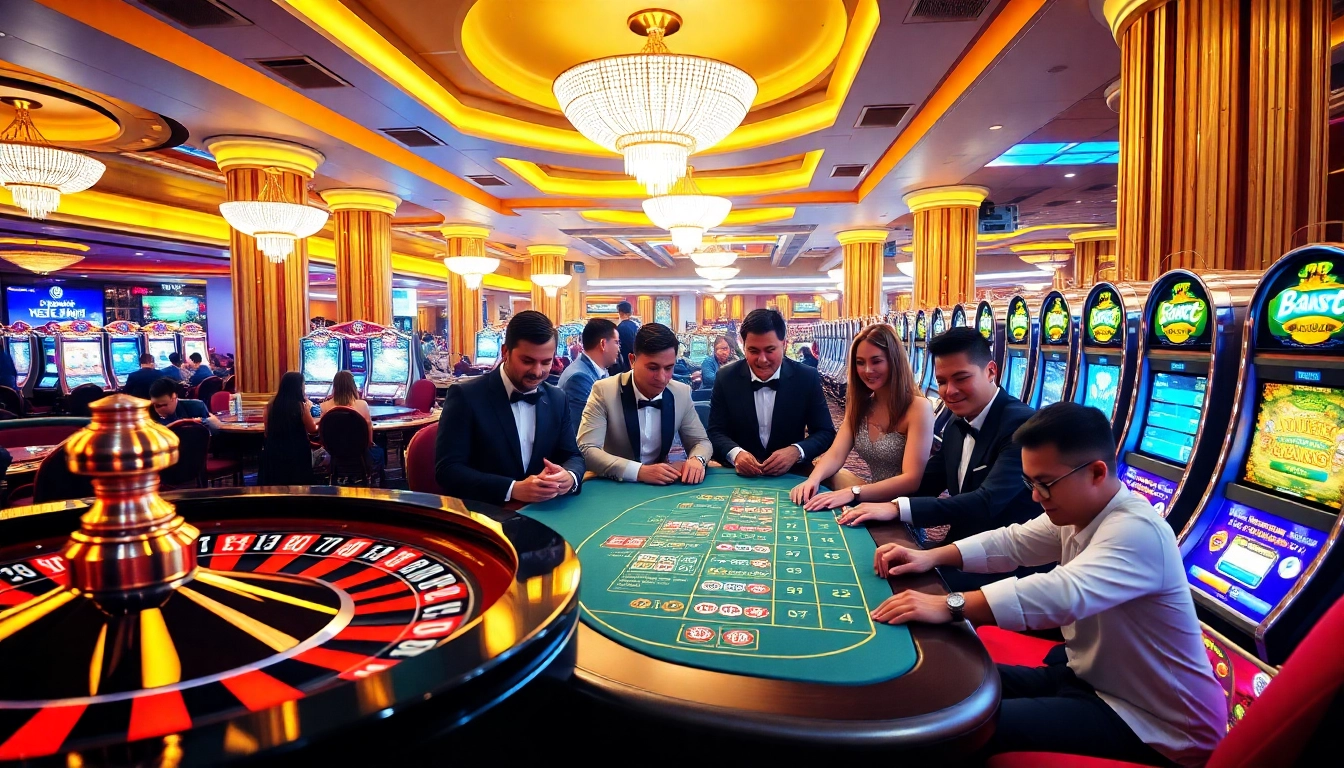 Experience the thrill at Bin88 help with professional gamblers at luxe casino tables.