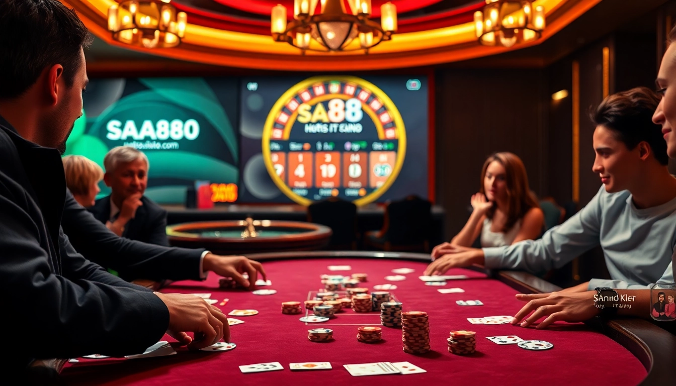 Experience thrilling gameplay at SA88 with engaging poker action on https://sa88.it.com/ casino tables.