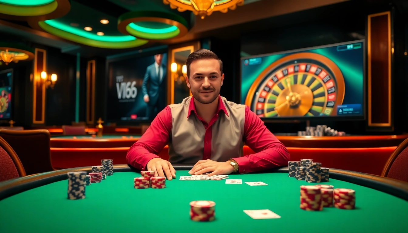 Experience excitement at vip66 đăng nhập with vibrant casino tables and winning moments.