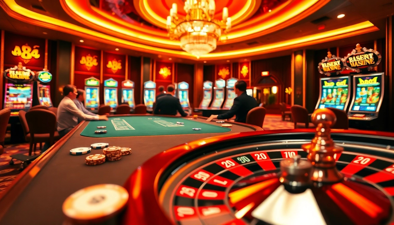 Experience thrilling gameplay at u888 with a vibrant poker table and exciting casino ambiance.
