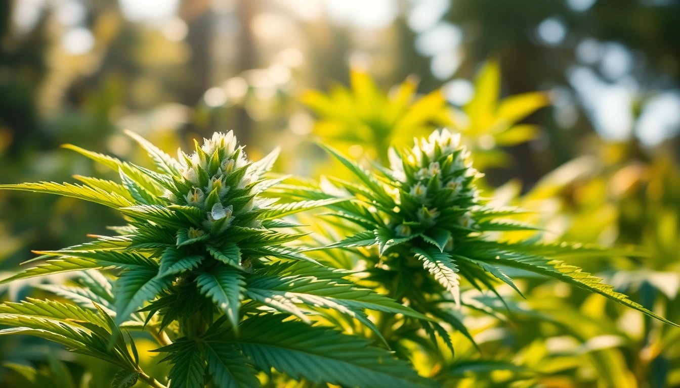 Capture of Delta 8 THC crystals on a cannabis plant showcasing its vibrant properties.